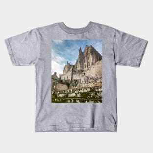 Historic Mont Saint Michel - Normandy, France Kids T-Shirt